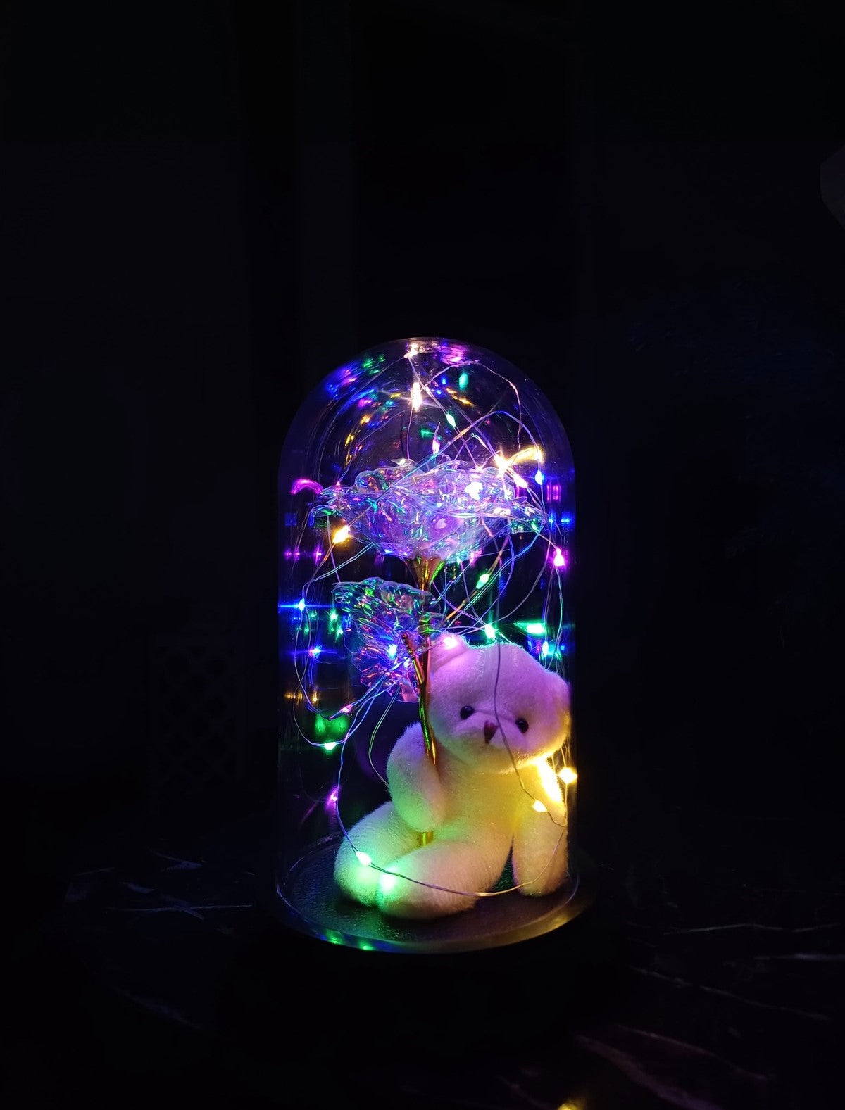 Ayıcıklı Ledli Kapsül